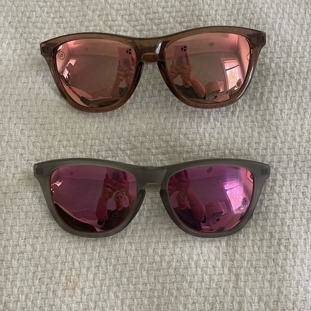 Blenders sunglasses citrus blast and Harlan bunch